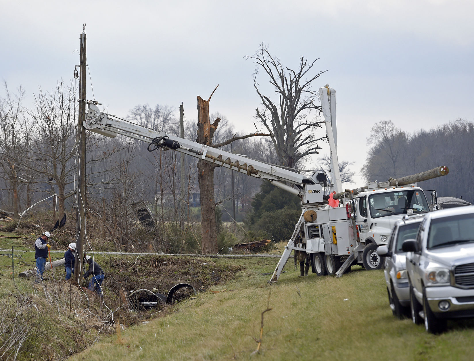 Mulkeytown tornado damage